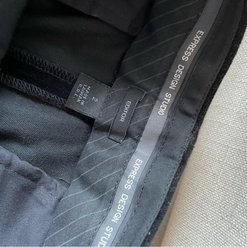 Velour dress pant